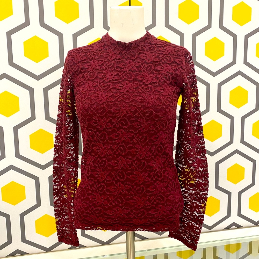 Women’s Long Sleeve Lace Shirt